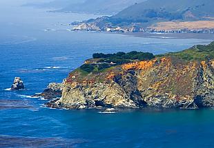 Photo of the rugged California coastline